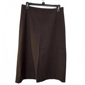 French Connection Brown Skirt - Stylish & Versatile Size 8